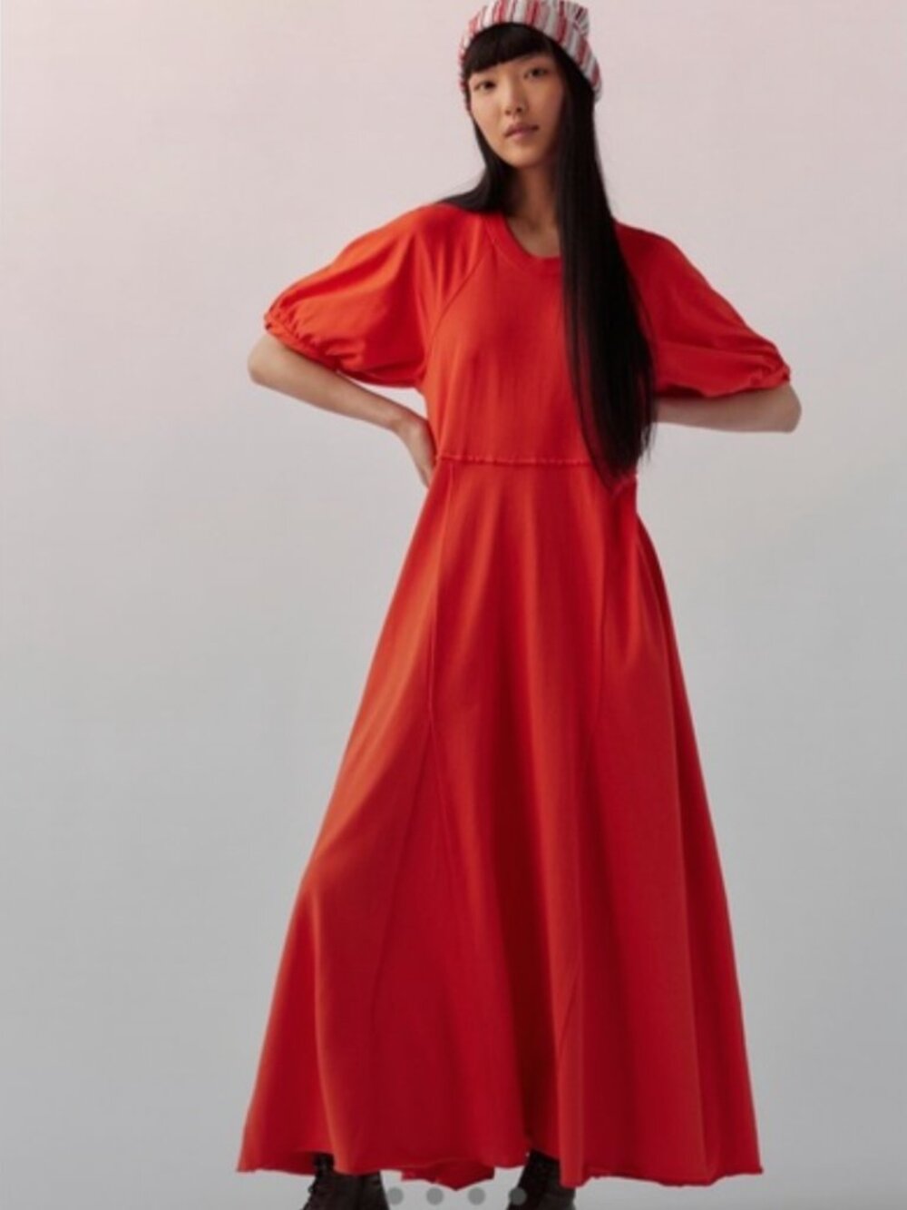 Free People Brentwood Maxi Dress, Red, Size Small